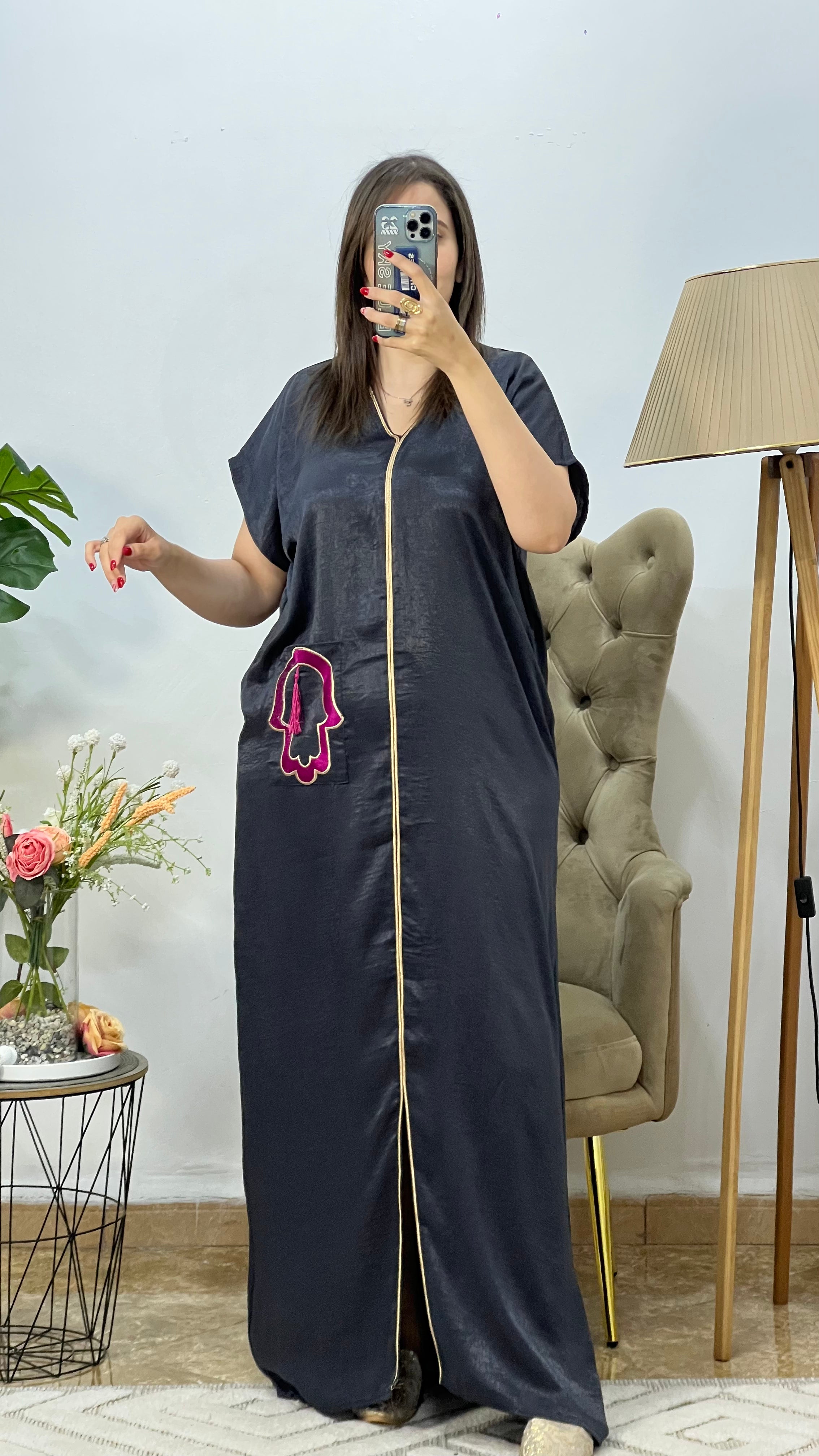 ROBE KHAMSSA AVEC POCHE