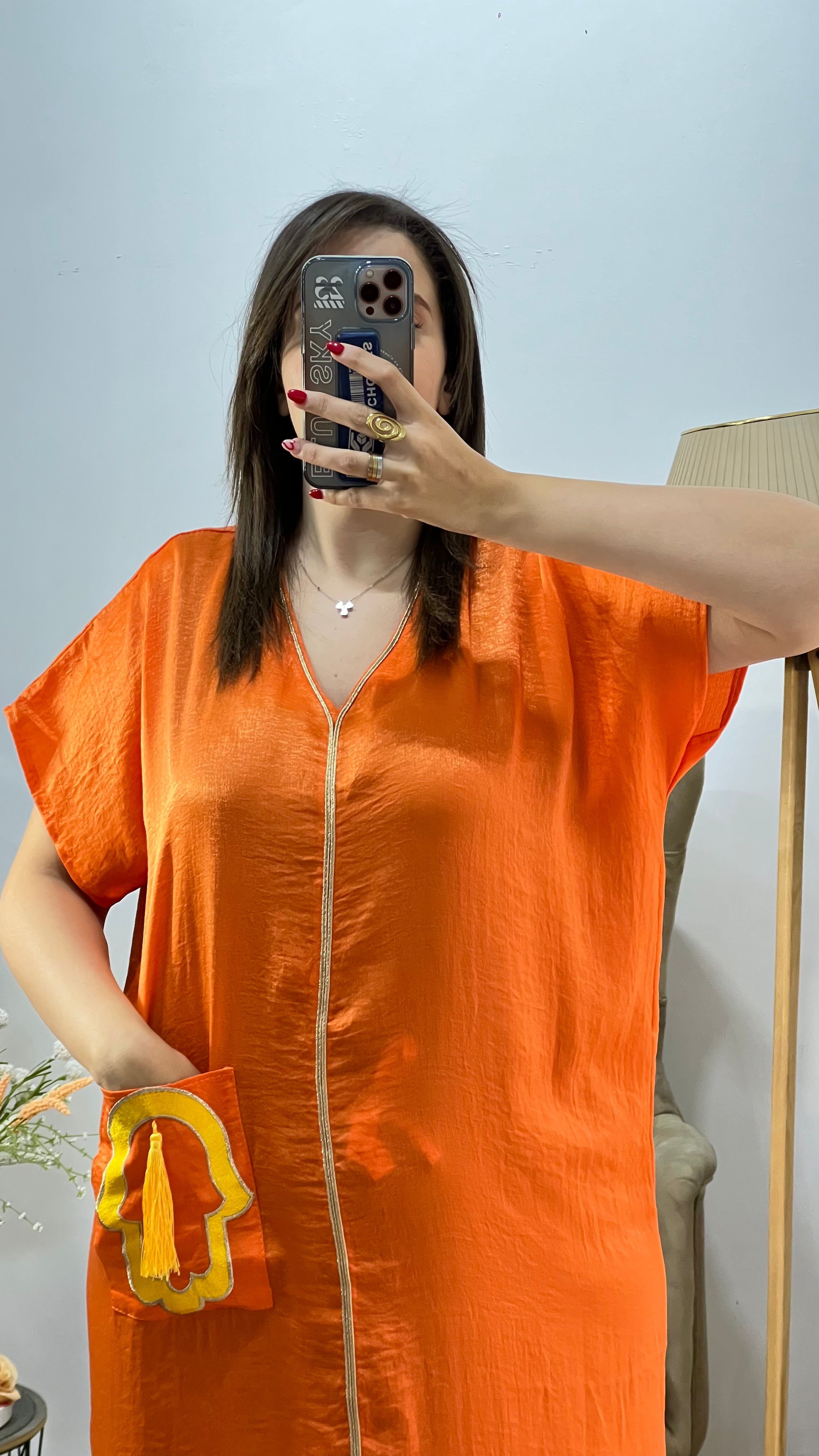 ROBE KHAMSSA AVEC POCHE