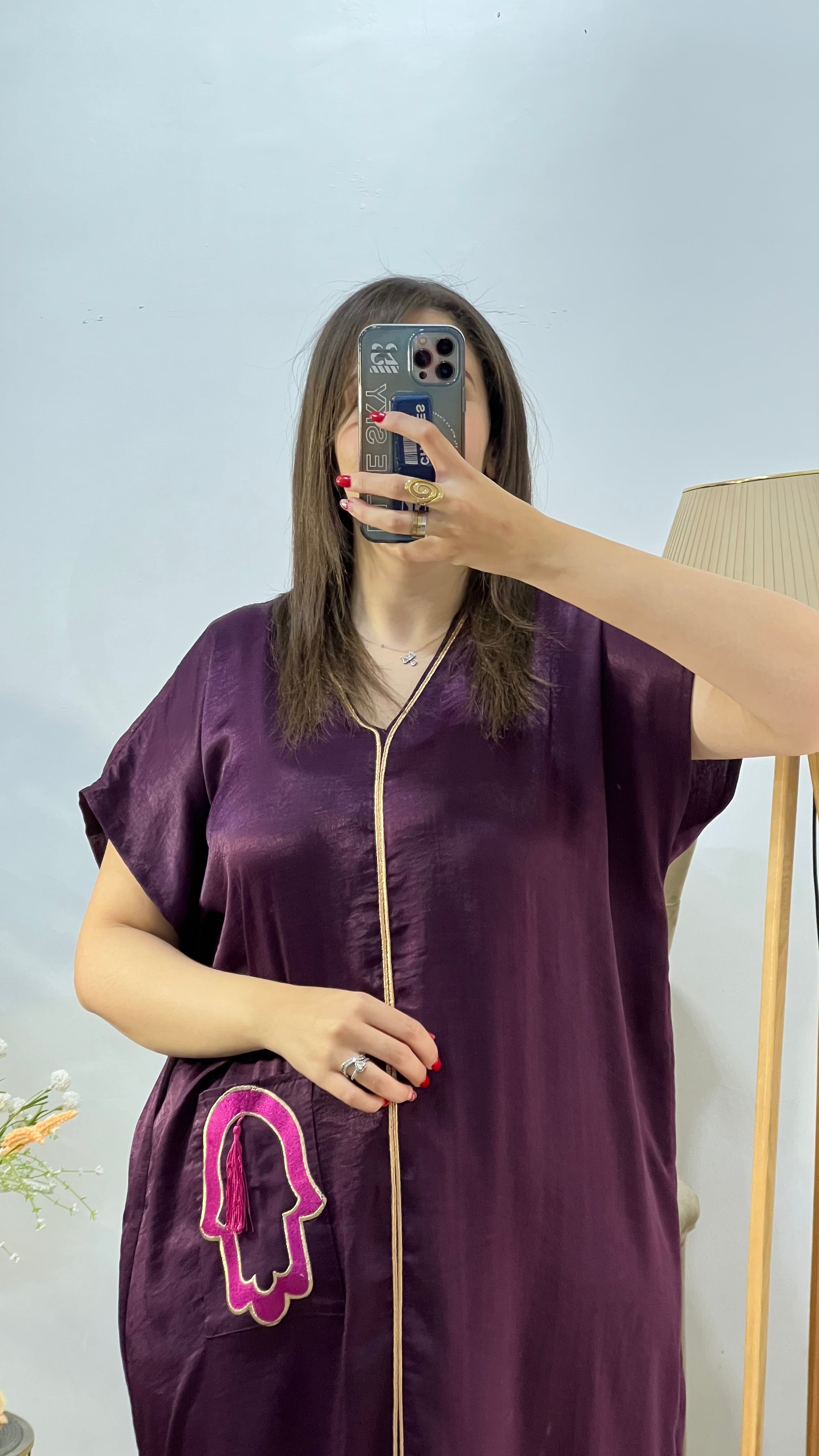 ROBE KHAMSSA AVEC POCHE